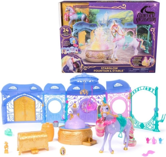Unicorn Academy staul pliabil cu sunete și lumini cu Wildstar