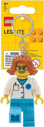 Breloc luminos Lego doctoriță cu LED