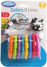 Jucărie pentru copii Playgro Zebra cu inele