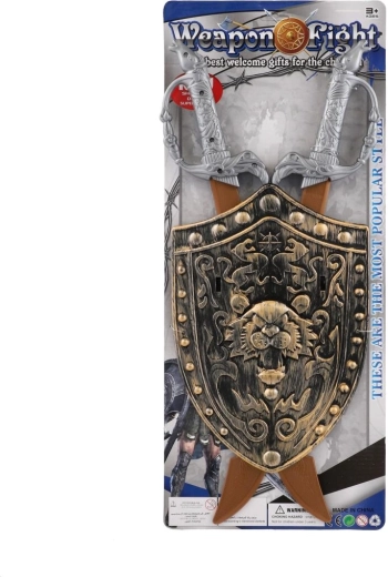 Set complet de cavaler pe carton