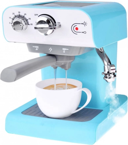 Espressor de jucărie pentru copii cu abur și sunete