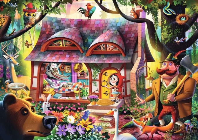 Puzzle Scufița Roșie 1000 piese