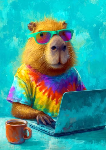 Enjoy Puzzle capibara cool 1000 piese