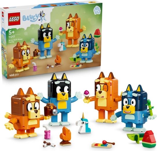 LEGO Bluey – familia Bluey din cărămizi