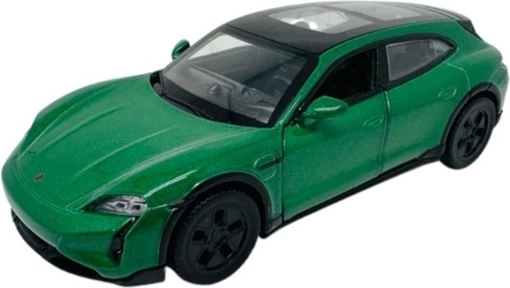 Model electric Porsche Taycan Turbo S verde