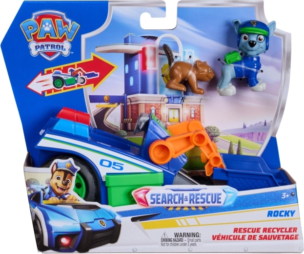 Patrula Cățelușilor vehicul de salvare Rocky cu figurine