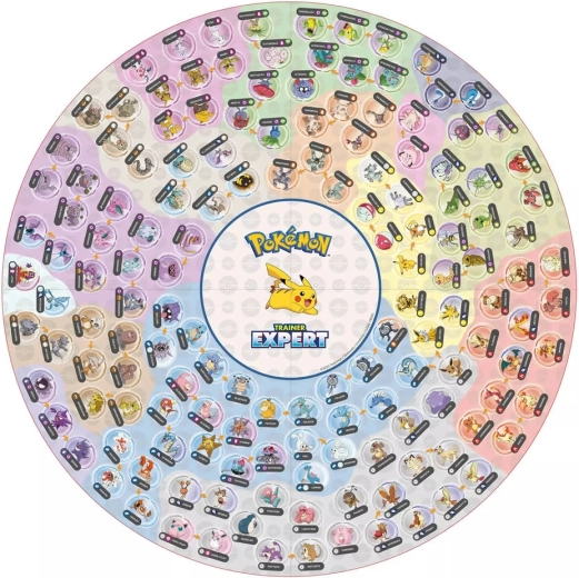 Planșă de joc față-verso, plină de Pokémoni