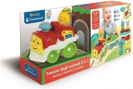Trenuleț interactiv cu animale CLEMENTONI (vorbește cehă)
