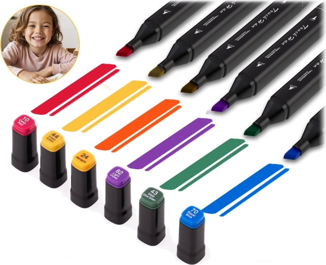 80 de culori vii și saturate, cu acoperire uniformă