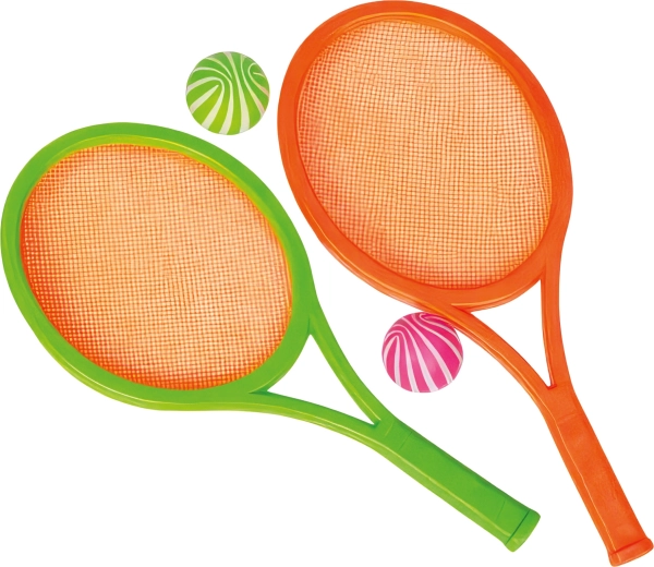 Set de tenis pentru copii Sparkys 34 cm (2 rachete + 2 mingi)