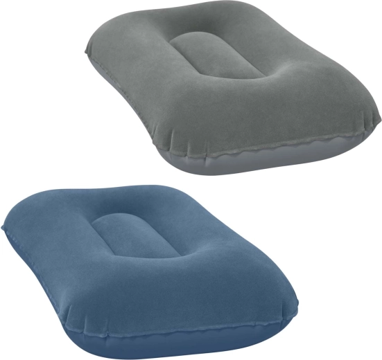 Pernă de călătorie gonflabilă catifelată 42 × 26 cm BESTWAY