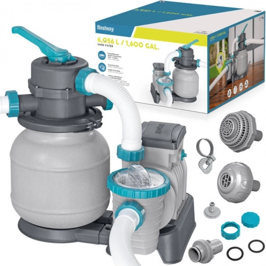 Filtrare cu nisip pentru piscină Bestway cu debit 5678 l/h