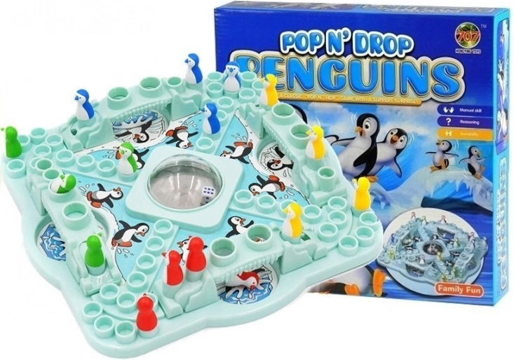 Joc de familie Chinese Penguins - Cursa pinguinilor