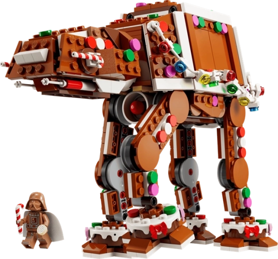 AT-AT din turtă dulce cu detalii de sărbători