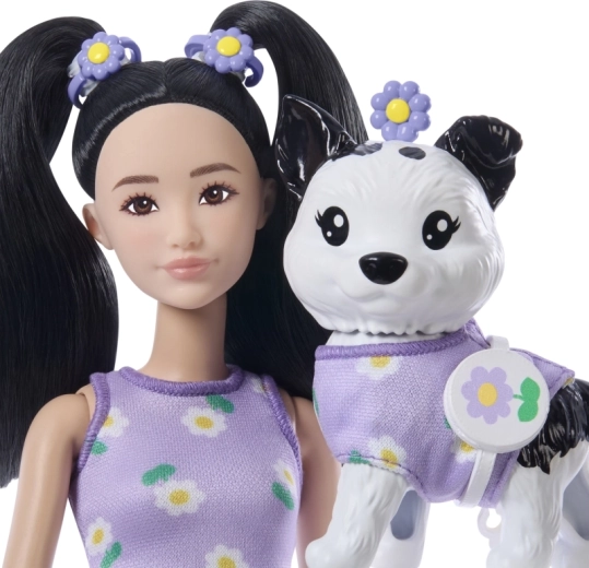 Ținute asortate pentru Barbie și cățeluș