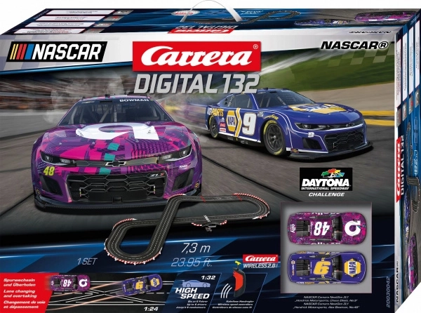 Pistă auto Carrera Digital 132 NASCAR Camaro Next Gen ZL1 7,3 m
