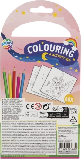 Totul într-unul: cărți de colorat și creioane colorate