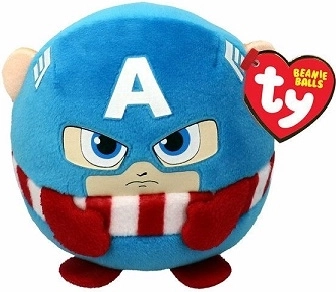 Ty Beanie Balls Captain America minge de pluș