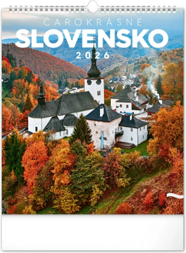 Calendar de perete Splendidul Slovacia 2026