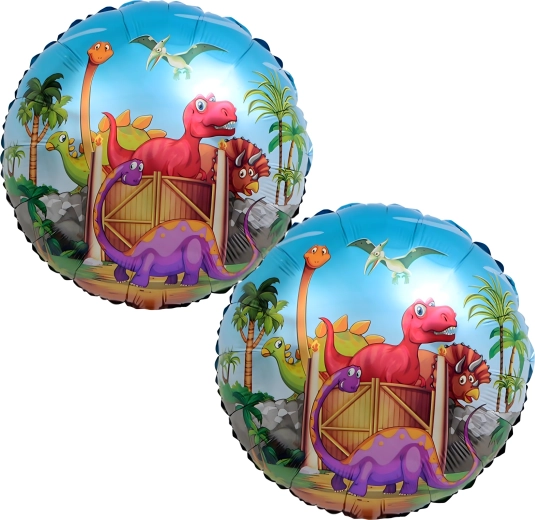 Set de baloane aniversare dinozaur 5 buc