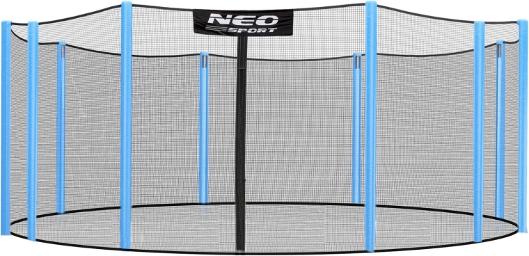 Neo-Sport plasă de protecție externă pentru trambulină 457–465 cm (15 ft) pentru 10 stâlpi