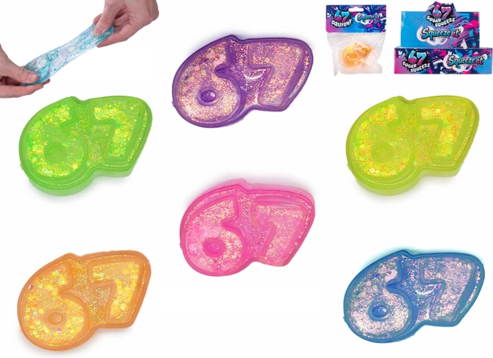 Jucărie antistres Six Seven – cifre elastice 6 și 7