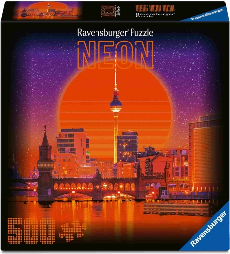 Colecția neon Ravensburger: Berlin – puzzle 500 de piese
