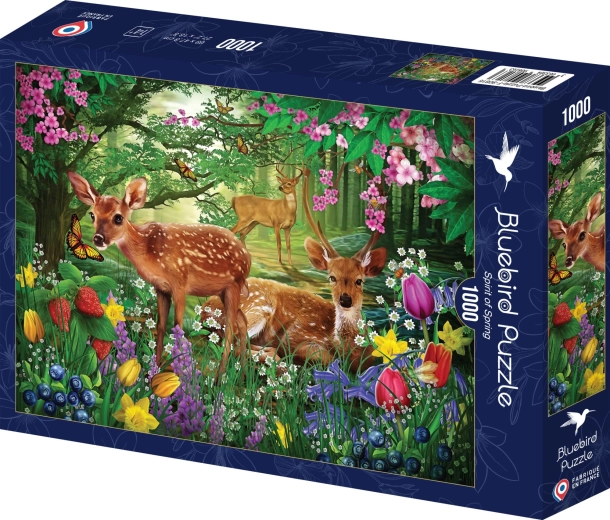 Puzzle Bluebird Spiritul primăverii 1000 de piese