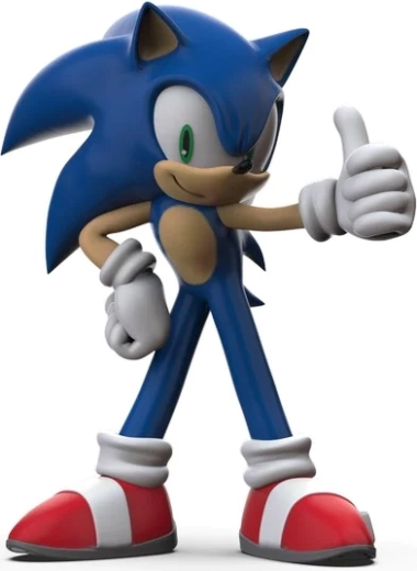 Figurină Comansi Sonic cu degetul mare în sus