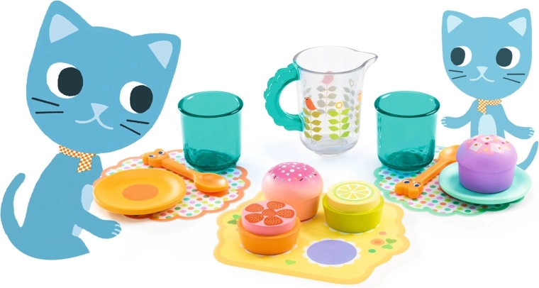 O petrecere de ceai colorată pentru cei mici