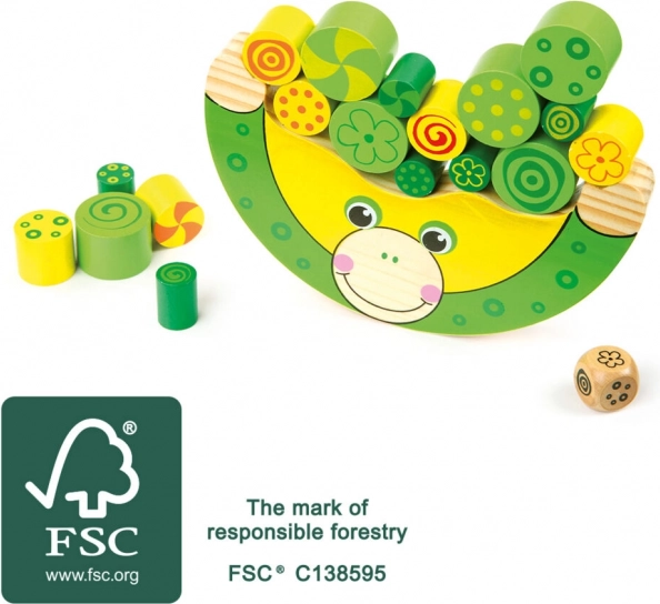 Joc de echilibru din lemn broască small foot