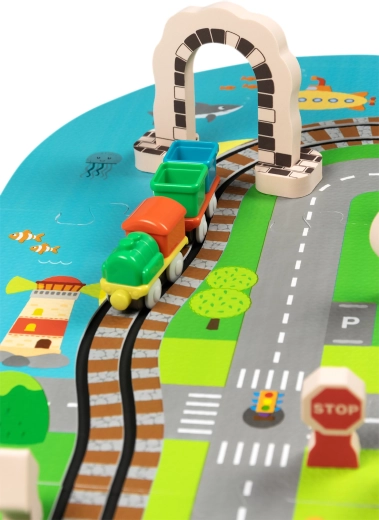 Locomotivă auto-propulsată și vagoane