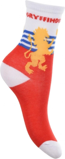 Motiv Gryffindor cu inscripție și stemă evidente