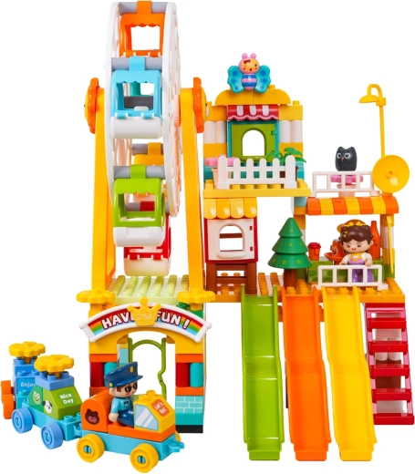 Trenuleț cu figurine pentru jocul de poveste