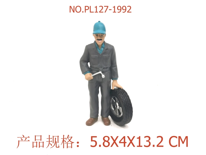 Figurină mecanic auto 13,2 cm - 1 bucată