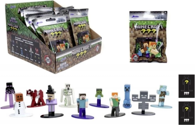 Figurină nano Minecraft în plic – colecția Wave 1 (13 tipuri)