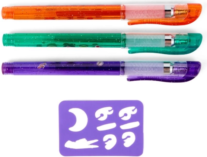 Pixuri gel sclipitoare pentru tatuaje temporare expresive