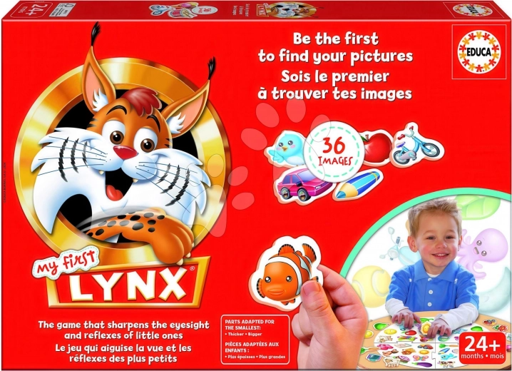 Educa My First Lynx – joc de perspicacitate cu imagini pentru copii (36 de cărți)