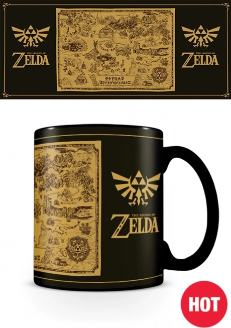 Cană termocromatică cu motiv Zelda