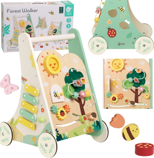 CLASSIC WORLD premergător multifuncțional din lemn Forest Walker 8 în 1