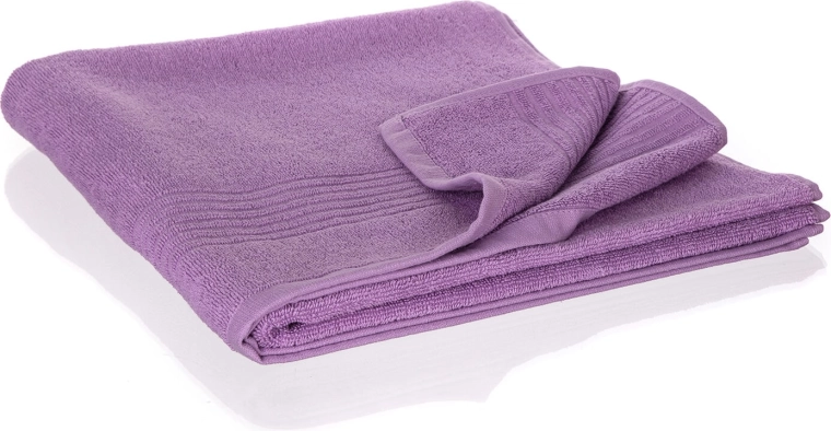 prosop de baie Loris 70 × 140 cm mov deschis bumbac 480 gsm