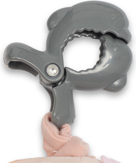 Clips sigur pentru fixare pe cărucior și pe scoica auto