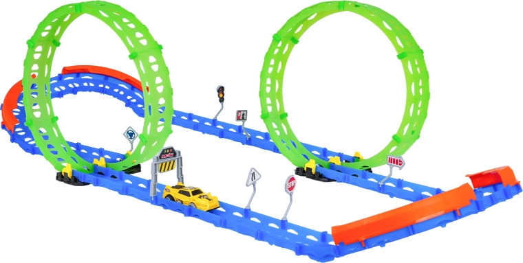 Traseu modular cu bariere de siguranță