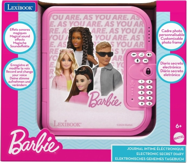 Jurnal electronic secret BARBIE de la Lexibook