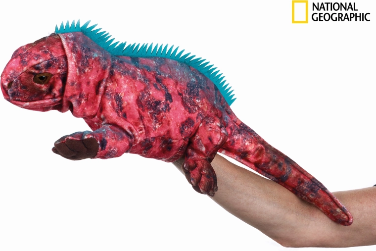 Păpușă de mână National Geographic iguană 23 cm