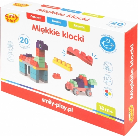 cărămizi de construcție moi – set de 20 de piese