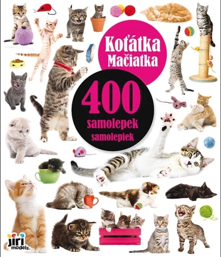 400 de autocolante cu pisoi