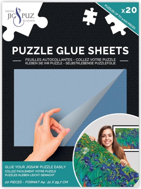 Folie autoadezivă pentru puzzle până la 3000 de piese