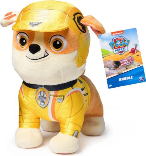 Jucărie de pluș Rubble Psi Patrol Rescue Wheels 20 cm