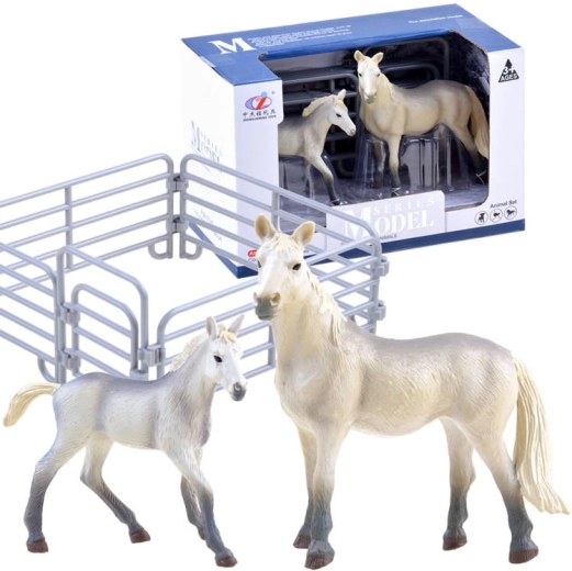 Set figurine cal și mânz – fermă SERIA ZWIERZĘTA FARMA – Cal